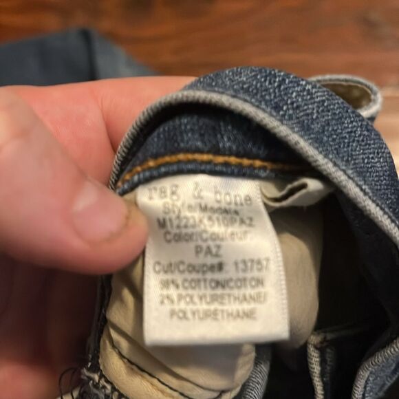 Rag & Bone Standard Issue Distressed Denim Jeans - Picture 11 of 11